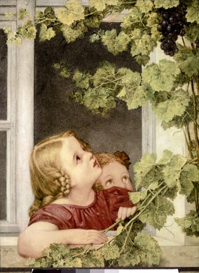Kind am Fenster, ca. 1843 von Georg Friedrich Kersting