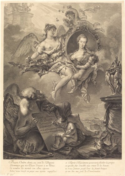 Louise Albertine de Brandt, Baronin von Grapendorf von Georg Friedrich Schmidt, after Pierre Le Sueur