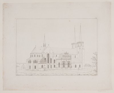 Roskilde Domkirke von Norden gesehen von Georg Hoffmann
