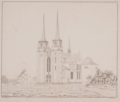 Roskilde Domkirke von Südwesten gesehen von Georg Hoffmann