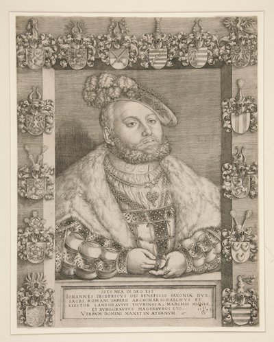 Friedrich der Weise, Kurfürst von Sachsen von Georg Pencz