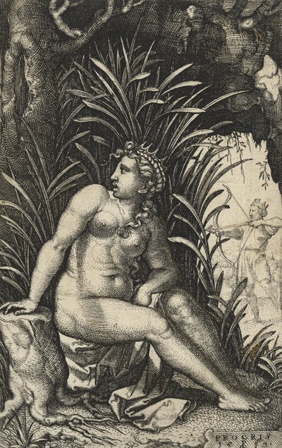 Procris und Cephalus, 1539 von Georg Pencz