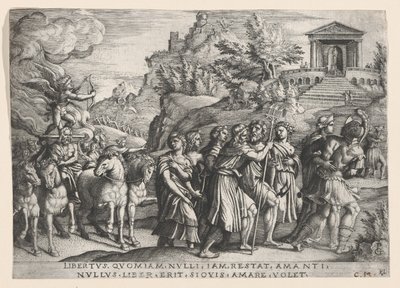 Der Triumph der Liebe, aus Der Triumph von Petrarca von Georg Pencz