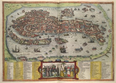 Ein Blick auf Venedig von Georg and Hogenberg Franz Braun