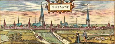 Dortmund von Georg and Hogenberg Franz (1535 90) Braun