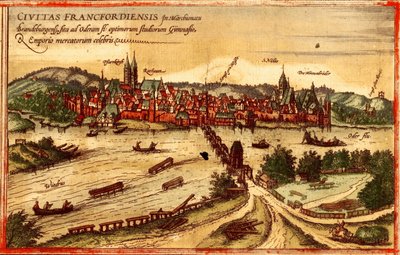 Frankfurt an der Oder von Georg and Hogenberg Franz (1535 90) Braun