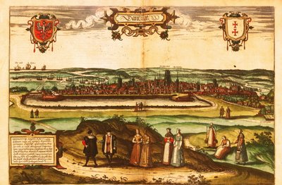 Danzig, Polen von Georg and Hogenberg Franz (1535 90) Braun