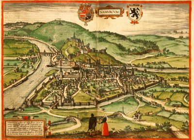 Namur, Belgien von Georg and Hogenberg Franz (1535 90) Braun