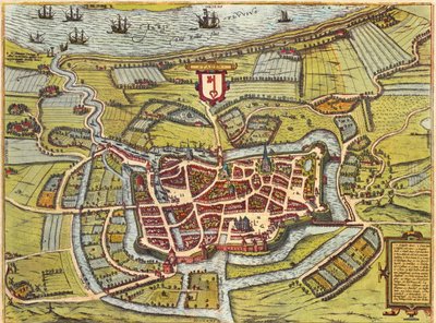 Stade, Hamburg, Deutschland von Georg and Hogenberg Franz (1535 90) Braun