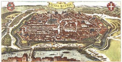 Wien, Österreich von Georg and Hogenberg Franz (1535 90) Braun