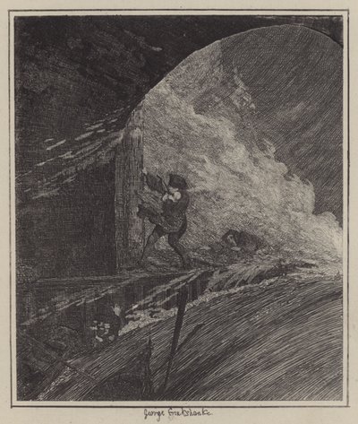 Illustration für Jack Sheppard von George (after) Cruikshank