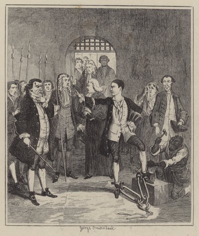Illustration für Jack Sheppard von George (after) Cruikshank