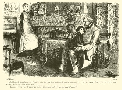 Wörtlich (Gravur) von George (after) Du Maurier