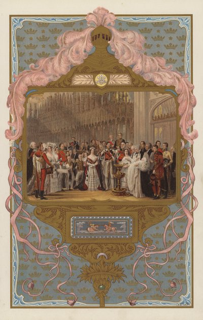 Die Taufe des zukünftigen Königs Edward VII. von George (after) Hayter