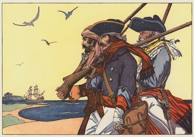 Piraten auf der Insel Tortuga von George Alfred Williams