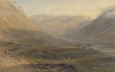 Nant Francon, Nordwales, 1862 von George Arthur Fripp