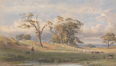 Altes britisches Lager im Bulstrode Park von George Arthur Fripp