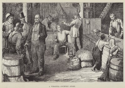 Ein Landladen in Virginia von George Augustus Sala