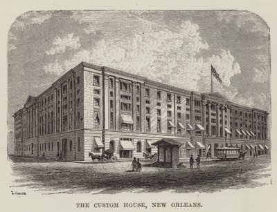 Das Zollhaus, New Orleans von George Augustus Sala