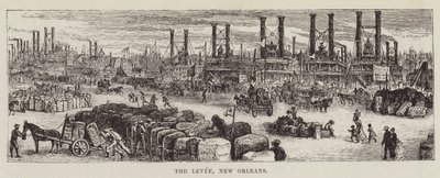 Der Kai, New Orleans von George Augustus Sala