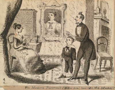 Das Porträt der Mutter von George Augustus Sala