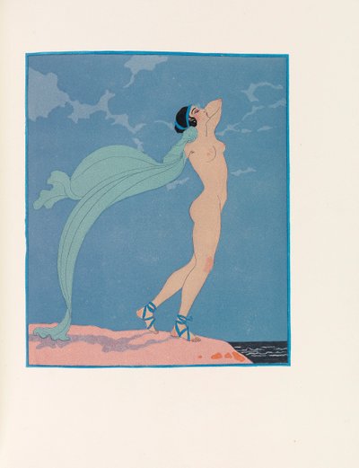 Illustration für Les Chansons de Bilitis von Pierre Louÿs von George Barbier