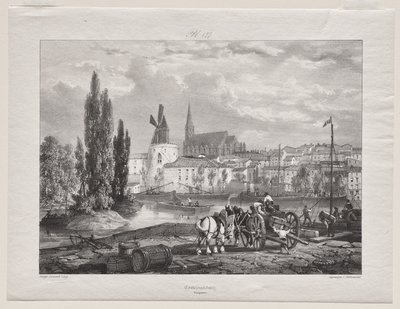 Pittoreske und romantische Reisen im alten Frankreich (Languedoc II, Teil I): Castelnaudary von George Barnard