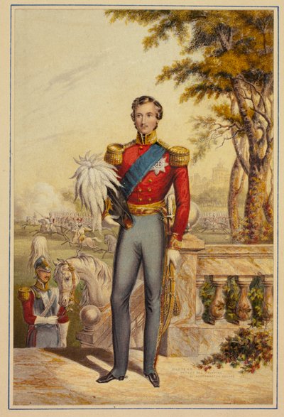 Seine Königliche Hoheit Prinz Albert (Blaue Hosen) von George Baxter