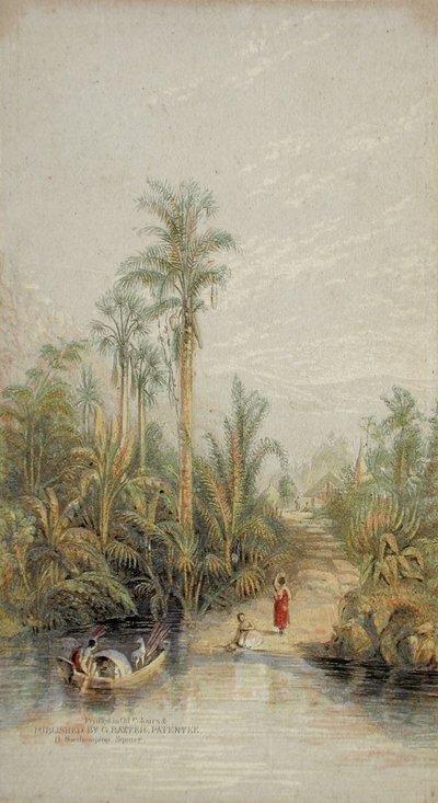 Indische Siedlung von George Baxter