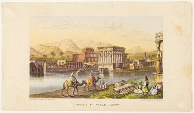 Tempel von Philae, Ägypten von George Baxter