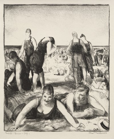 Badestrand von George Bellows