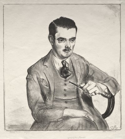 Porträt, Louis Bouché von George Bellows