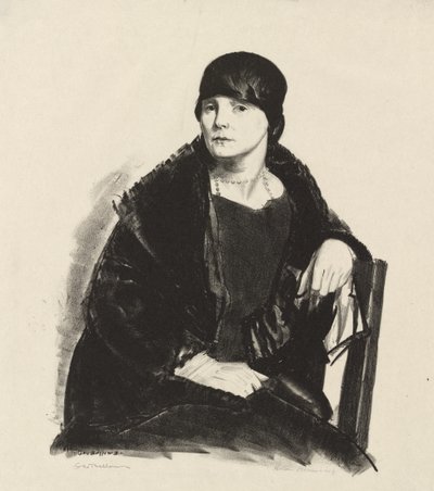 Porträt von Mrs. R. von George Bellows