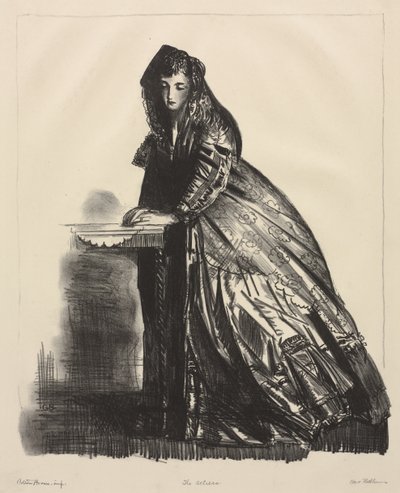 Die Schauspielerin von George Bellows