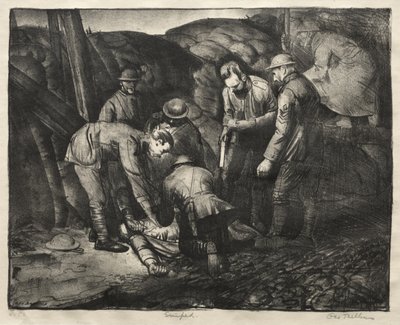 Kriegserie: Erschossen von George Bellows