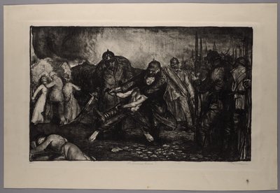 Kriegserie: Die Deutschen kommen von George Bellows