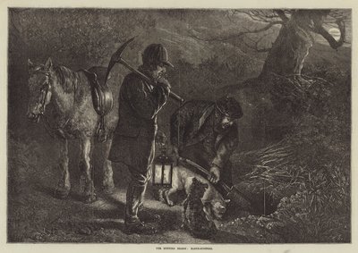 Die Jagdsaison, Erdstopfen von George Bouverie Goddard