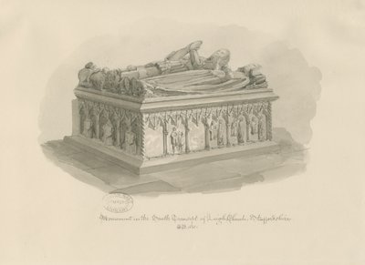 Leigh Kirche - Denkmal von Sir John Aston von George Buckler
