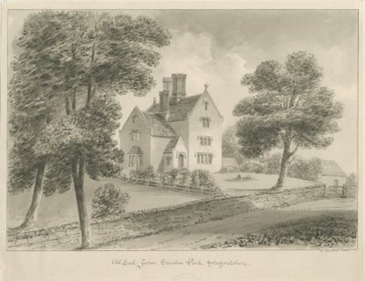 Sandon - Alte Hall Farm von George Buckler