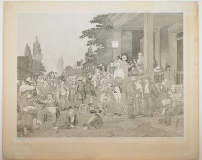 Beweis 1 aus „Die Landtagswahl“ von George Caleb Bingham