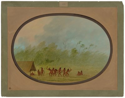 Ein Wigwam der Connibo von George Catlin
