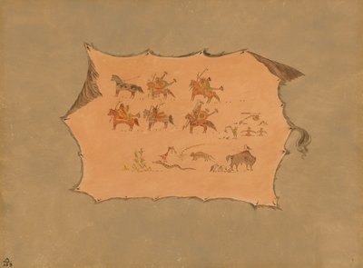 Faksimile eines Pawnee-Doktor-Robes von George Catlin