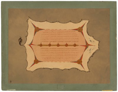 Faksimile eines Sioux-Mantels mit Stachelschweinborsten von George Catlin