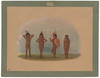 Vier Zurumati-Kinder von George Catlin