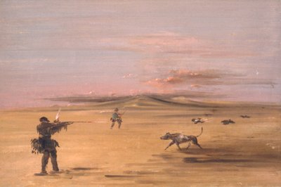 Moorhuhnjagd auf den Missouri-Prärien von George Catlin