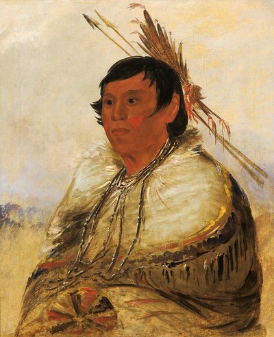 Ni-a-có-mo, Fix mit dem Fuß, ein Tapferer von George Catlin