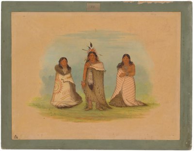 Puncah-Indianer von George Catlin