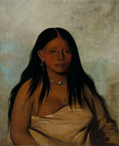 Shé-de-ah, Wild Sage, eine Wichita-Frau, 1834 von George Catlin
