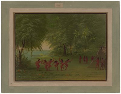 Lager der Tapuya von George Catlin