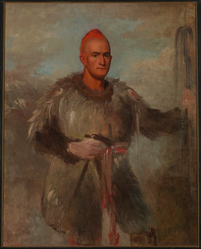 Theodore Burr Catlin, in Indianerkostüm von George Catlin